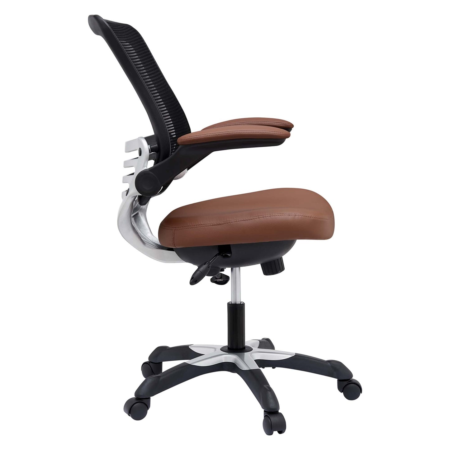 Modway - Edge Vinyl Office Chair by Modway  Office Furniture Office Chairs Brown - EEI-595-TAN