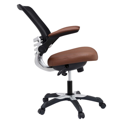 Modway - Edge Vinyl Office Chair by Modway  Office Furniture Office Chairs Brown - EEI-595-TAN