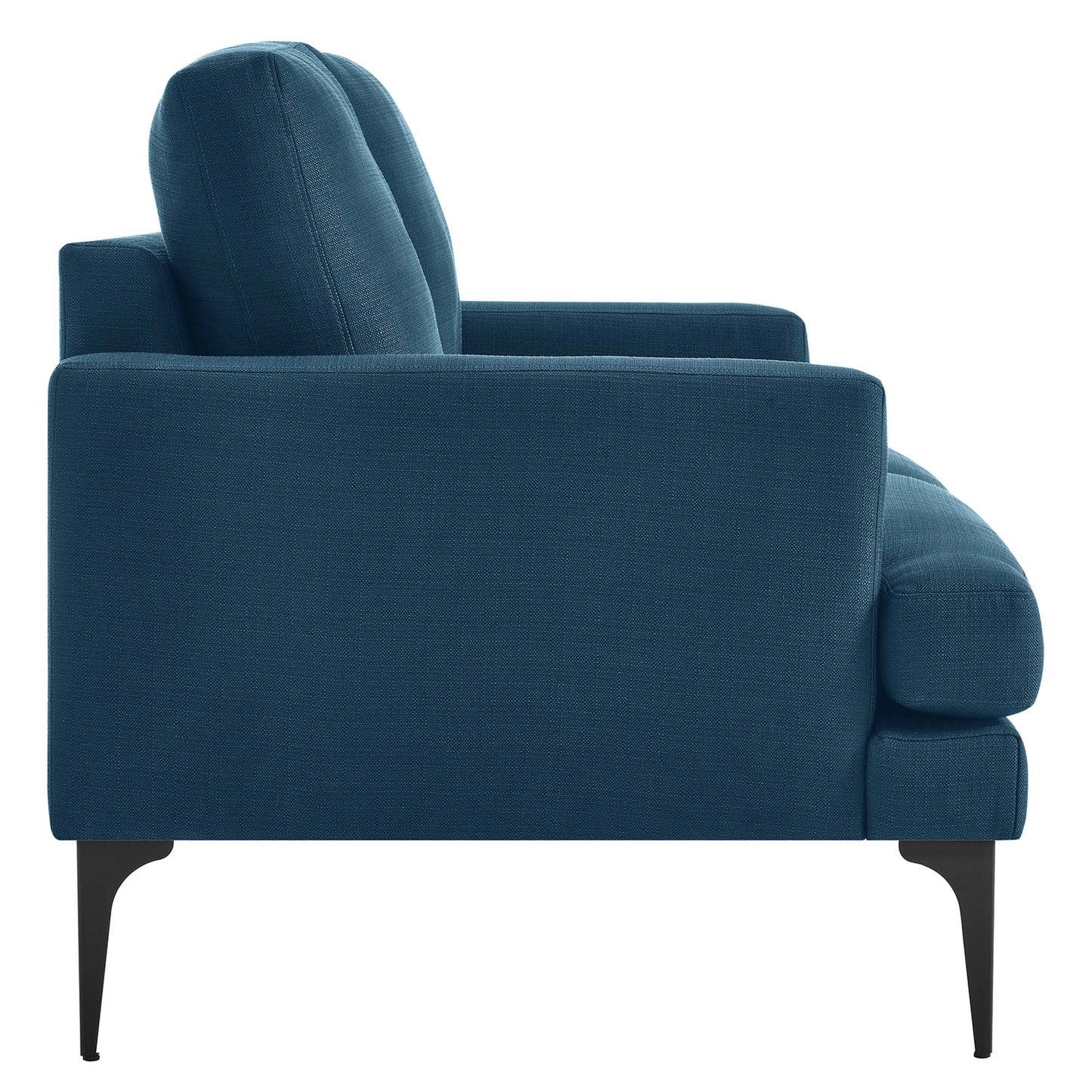 Modway Outlet Evermore Upholstered Fabric Loveseat by Modway  Living Room Furniture Azure - EEI-6006-AZU