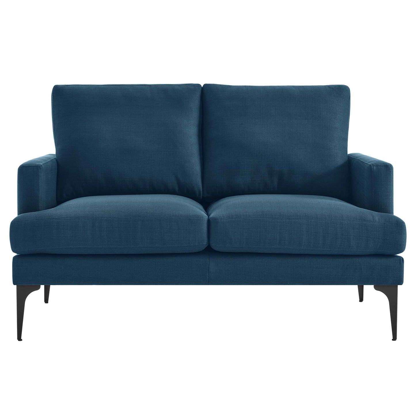 Modway Outlet Evermore Upholstered Fabric Loveseat by Modway  Living Room Furniture Azure - EEI-6006-AZU