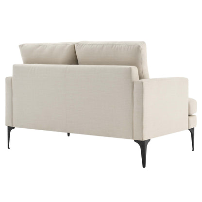 Modway Outlet Evermore Upholstered Fabric Loveseat by Modway  Living Room Furniture Beige - EEI-6006-BEI