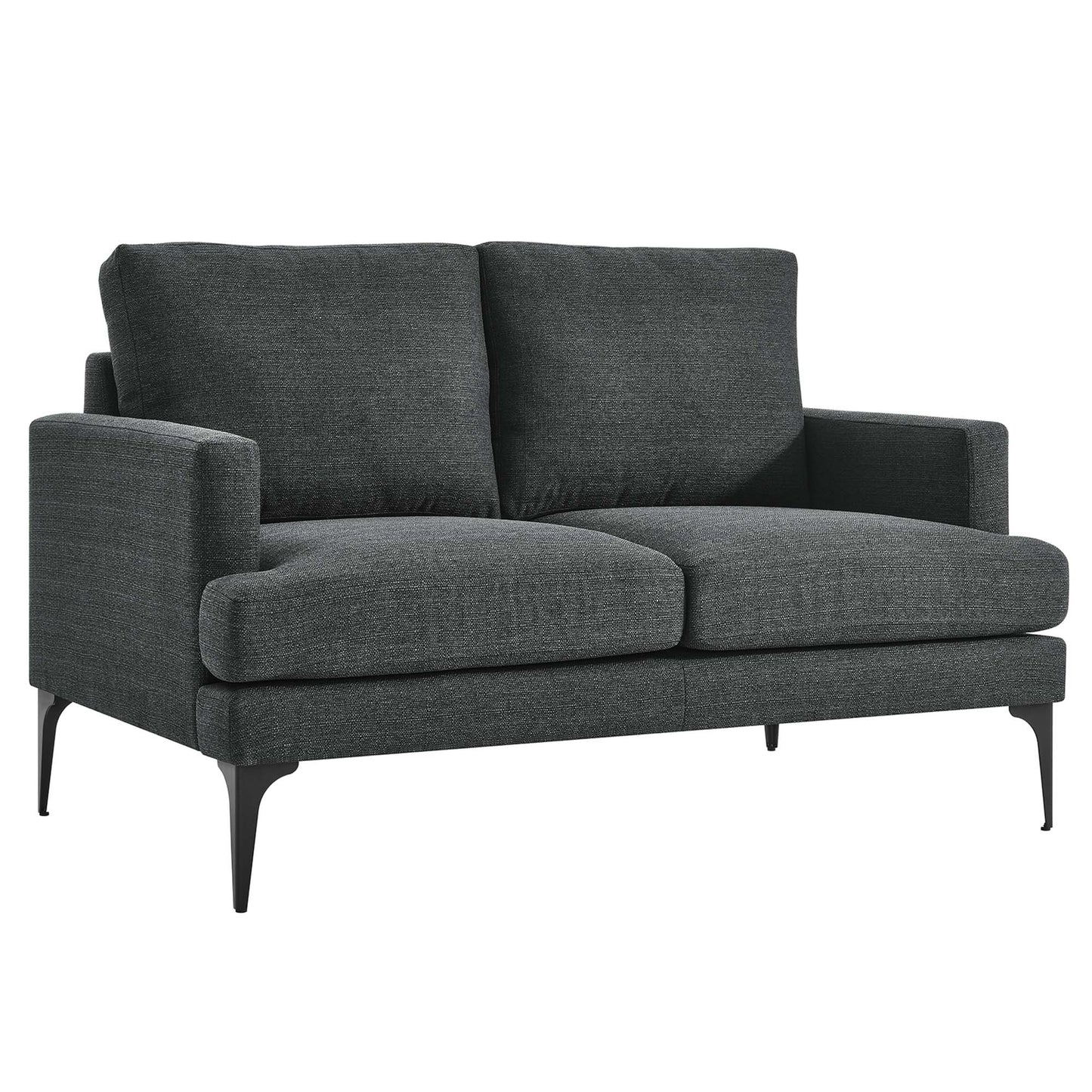 Modway Outlet Evermore Upholstered Fabric Loveseat by Modway  Living Room Furniture Gray - EEI-6006-DOR