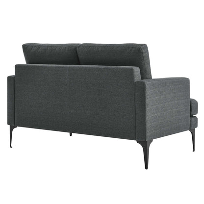 Modway Outlet Evermore Upholstered Fabric Loveseat by Modway  Living Room Furniture Gray - EEI-6006-DOR