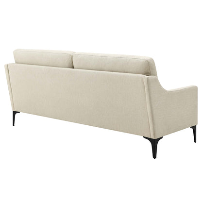 Modway Outlet Corland Upholstered Fabric Sofa by Modway  Living Room Furniture Beige - EEI-6019-BEI