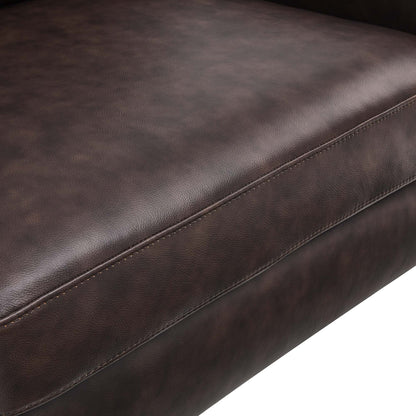 Modway Outlet Corland Leather Loveseat by Modway  Living Room Furniture Brown - EEI-6020-BRN