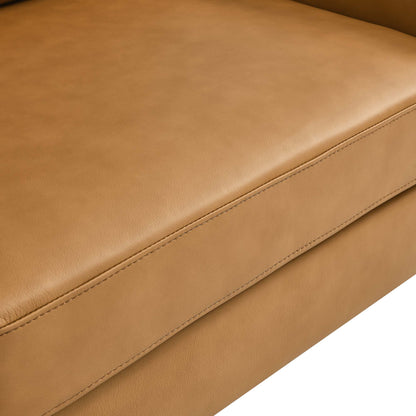 Modway - Corland Leather Loveseat by Modway  Living Room Sofas and Armchairs Brown - EEI-6020-TAN