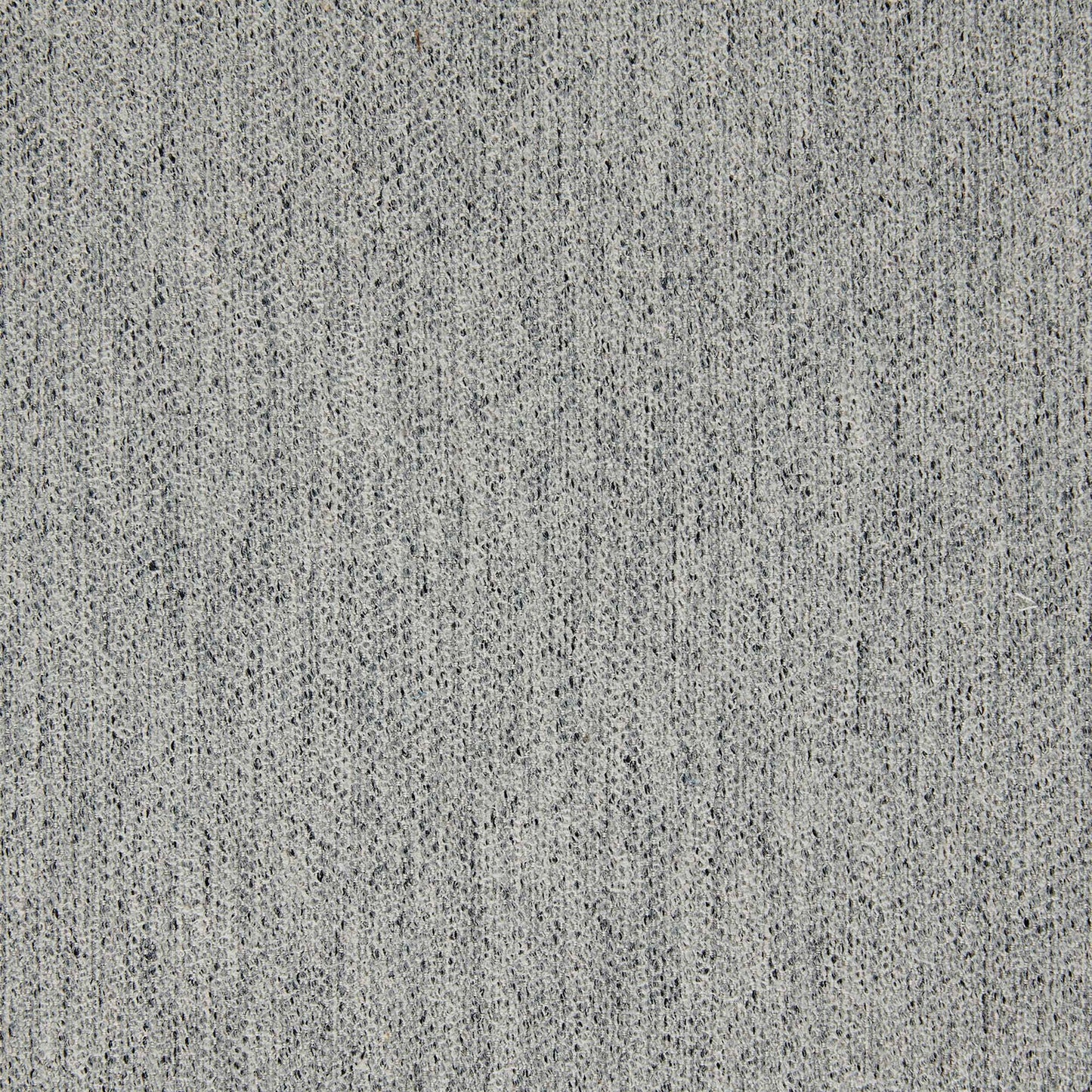 Gray heathered textured fabric with a fine speckle weave, an upholstery fabric suitable for a loveseat.