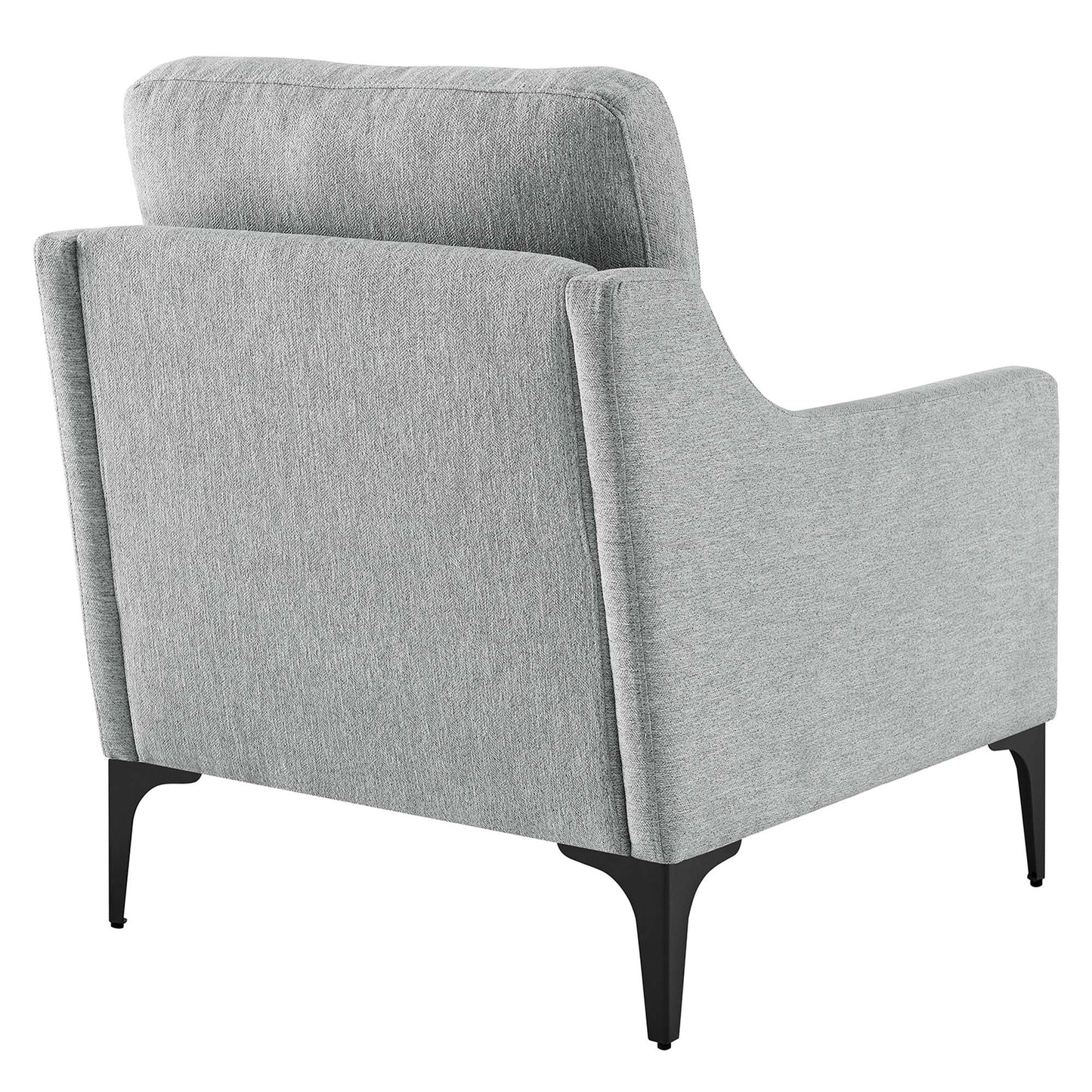 Modway Outlet Corland Upholstered Fabric Armchair by Modway  Living Room Furniture Light Gray - EEI-6023-LGR