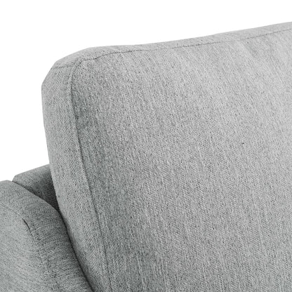 Modway Outlet Corland Upholstered Fabric Armchair by Modway  Living Room Furniture Light Gray - EEI-6023-LGR