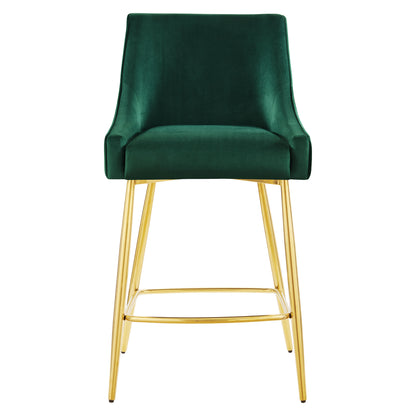 Modway Outlet Discern Counter Stools Set of 2 by Modway  Bar and Dining Furniture Green - EEI-6038-GRN