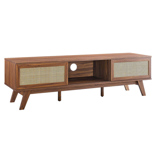 Modway Outlet Soma 60" TV Stand by Modway  Living Room Furniture Walnut - EEI-6040-WAL