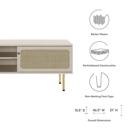 Modway Outlet Cambria 47" TV Stand by Modway  Living Room Furniture White - EEI-6044-WHI