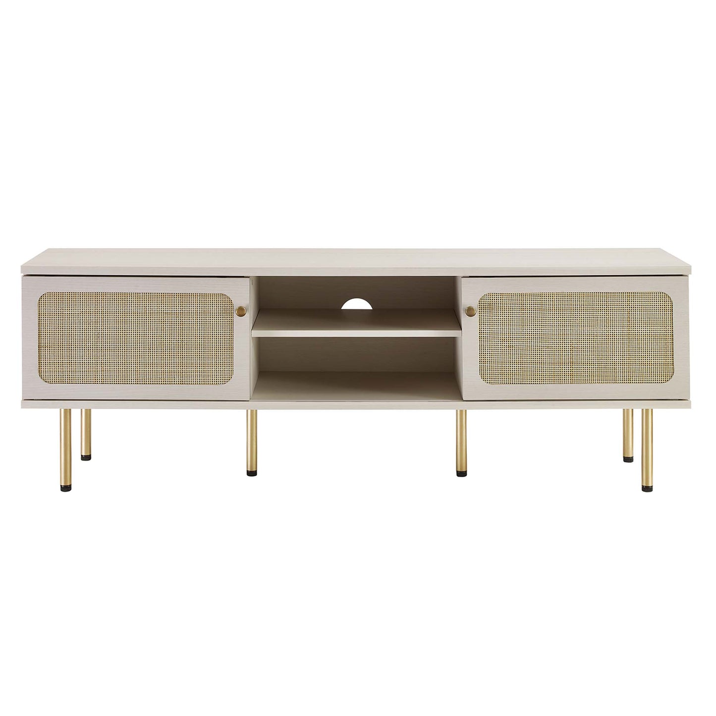 Modway Outlet Cambria 60" TV Stand by Modway  Living Room Furniture White - EEI-6045-WHI