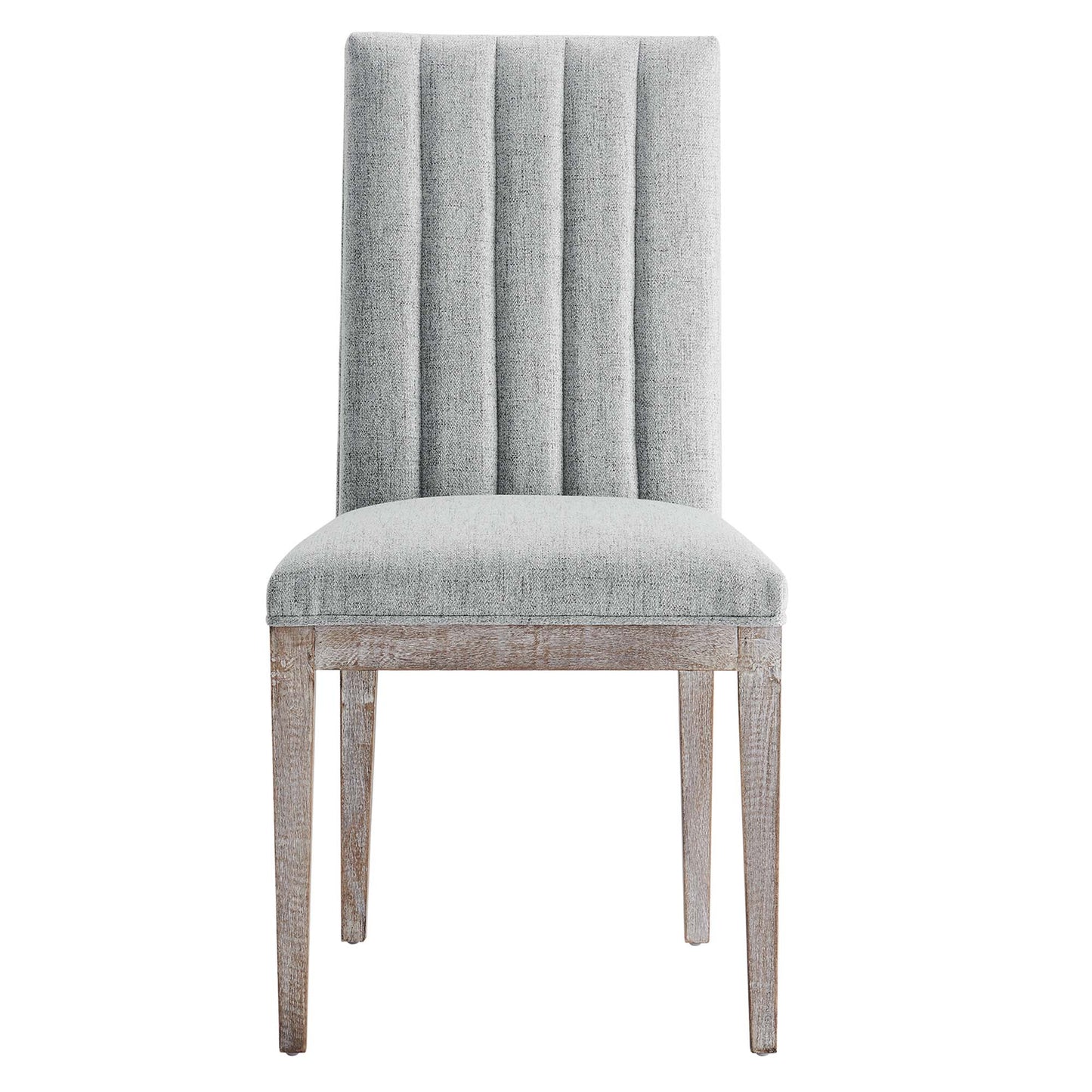 Modway Outlet Maisonette French Vintage Tufted Fabric Fabric Dining Side Chair by Modway  Bar and Dining Furniture Light Gray - EEI-6052-LGR