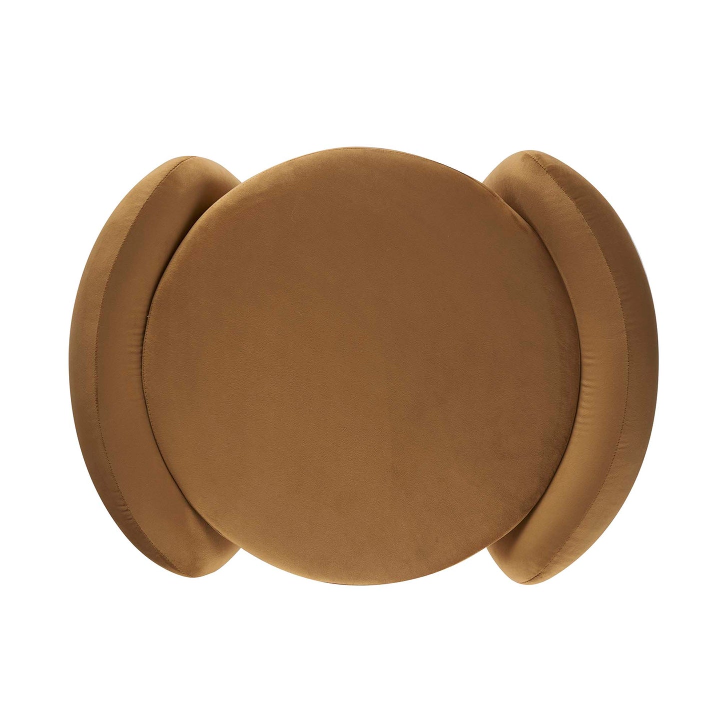 Modway - Nebula Upholstered Performance Velvet Ottoman by Modway  Living Room Sofas and Armchairs Brown - EEI-6055-COG