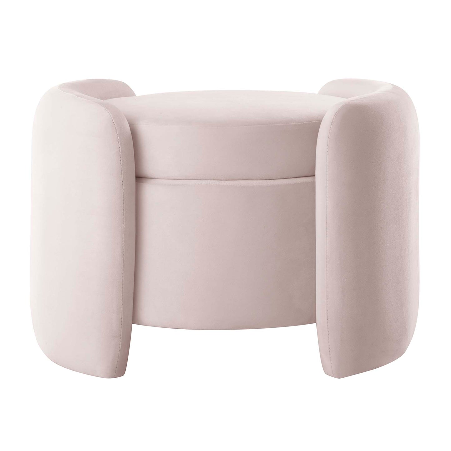 Modway Outlet Nebula Upholstered Performance Velvet Ottoman by Modway  Living Room Furniture Pink - EEI-6055-PNK