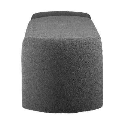 Modway Outlet Nebula Boucle Upholstered Bench by Modway  Living Room Furniture Charcoal - EEI-6056-CHA