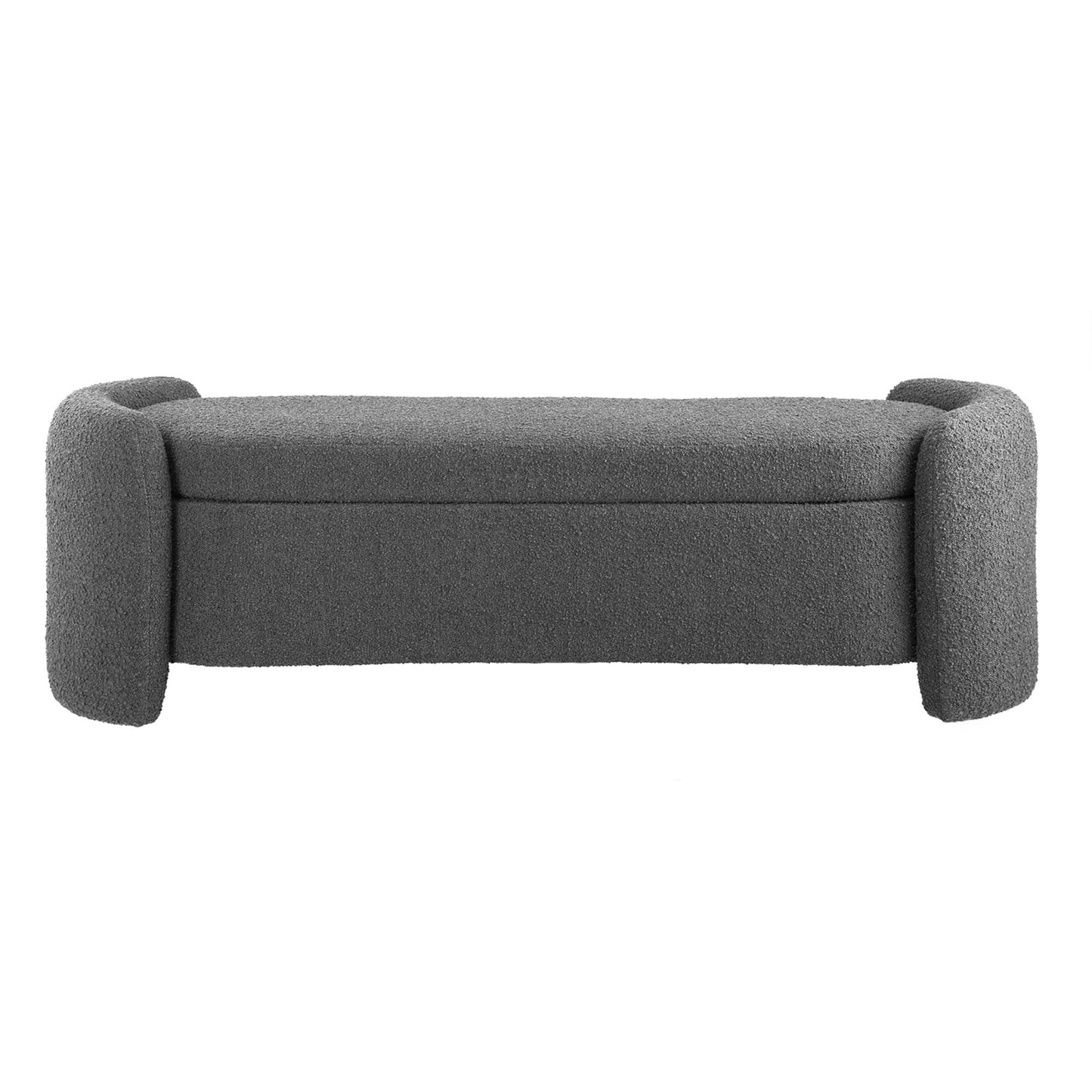 Modway Outlet Nebula Boucle Upholstered Bench by Modway  Living Room Furniture Charcoal - EEI-6056-CHA