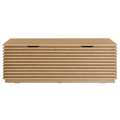 Modway - Render Storage Bench by Modway  Living Room Benches and Stools Brown - EEI-6057-OAK