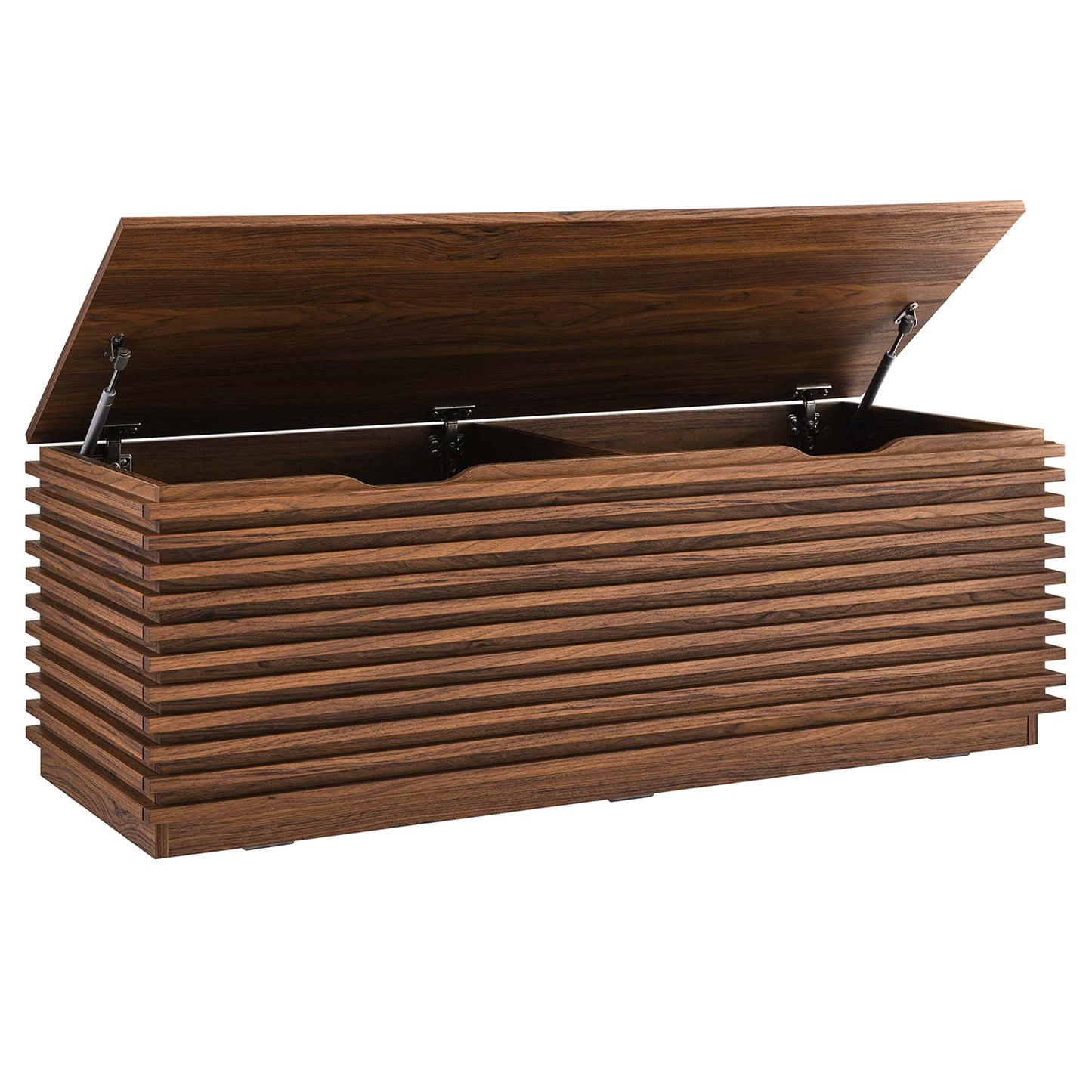 Modway - Render Storage Bench by Modway  Living Room Benches and Stools Brown - EEI-6057-WAL