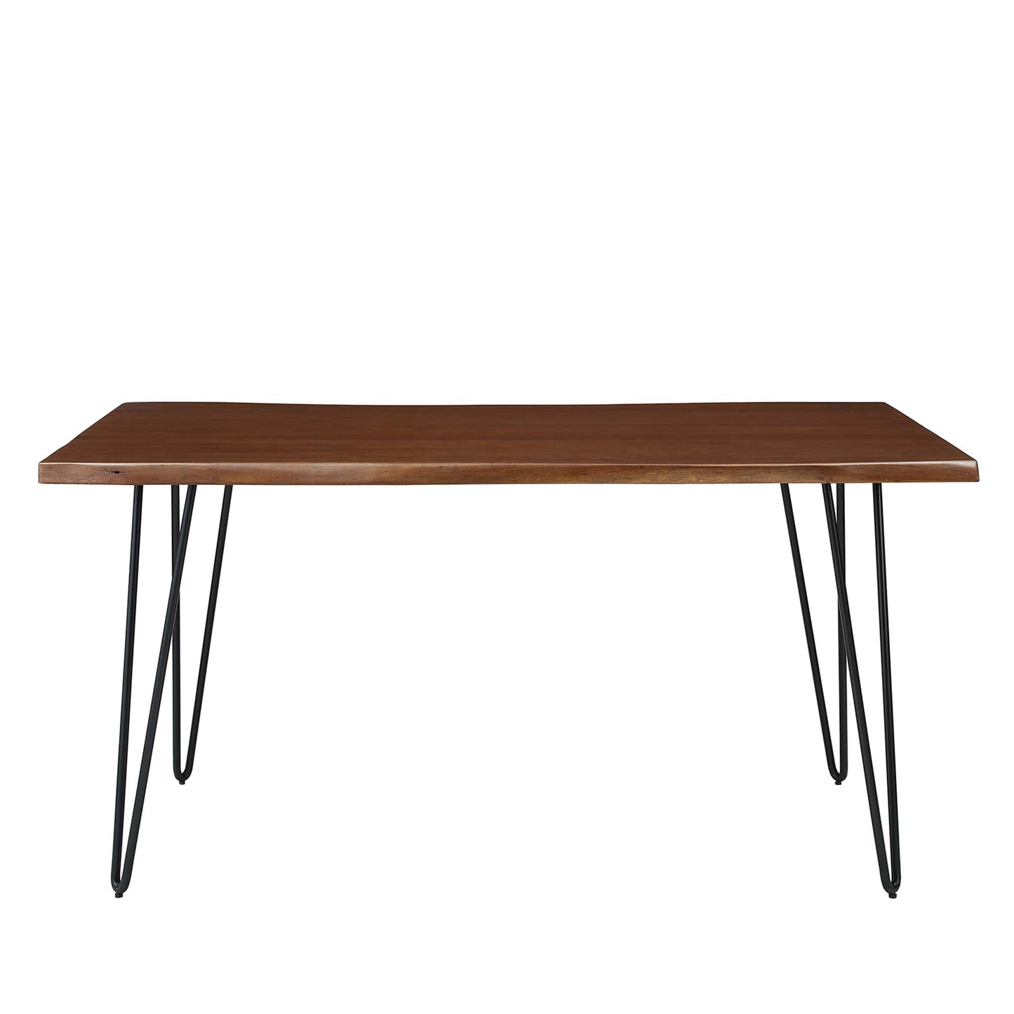 Modway - Ardor 60" Live Edge Acacia Wood Acacia Wood Dining Table by Modway  Bar and Dining Bar and Dining Tables Brown - EEI-6059-BLK-WAL