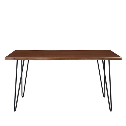 Modway - Ardor 60" Live Edge Acacia Wood Acacia Wood Dining Table by Modway  Bar and Dining Bar and Dining Tables Brown - EEI-6059-BLK-WAL
