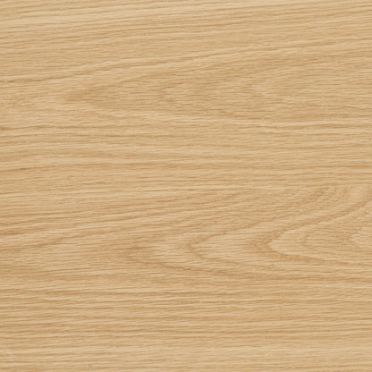 Light oak wood surface with natural grain and smooth finish on a 47-inch round dining table.