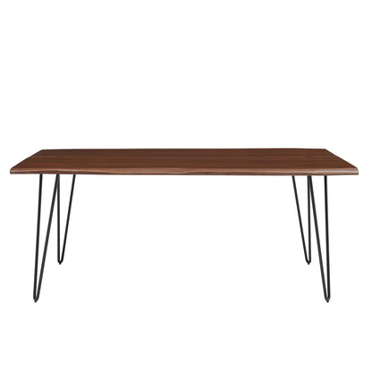 Modway - Ardor 74" Live Edge Acacia Wood Acacia Wood Dining Table by Modway  Bar and Dining Bar and Dining Tables Brown - EEI-6070-BLK-WAL