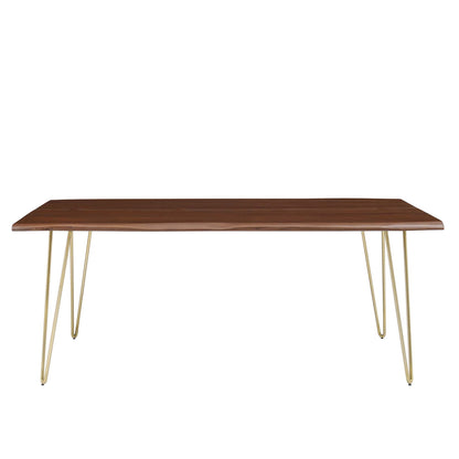 Modway - Ardor 74" Live Edge Acacia Wood Acacia Wood Dining Table by Modway  Bar and Dining Bar and Dining Tables Brown - EEI-6070-GLD-WAL