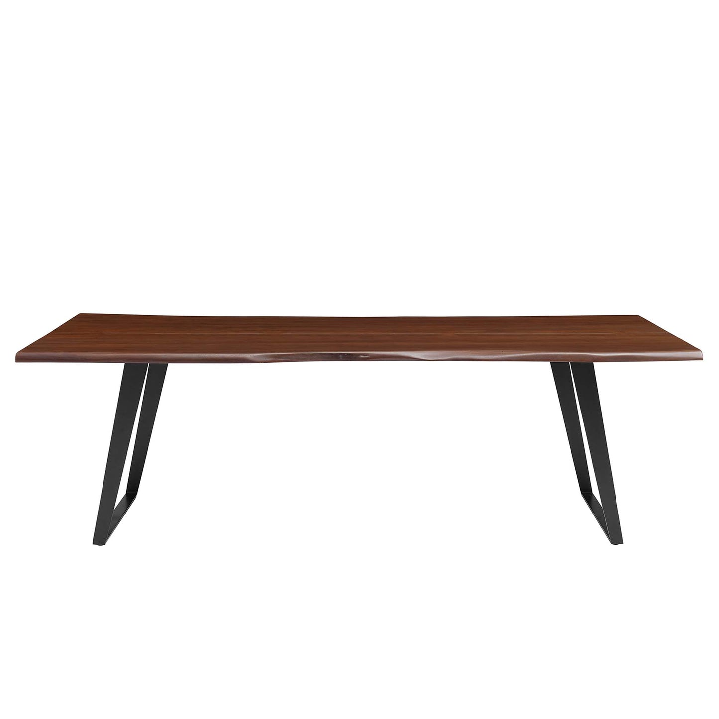 Modway - Viggo 96" Live Edge Acacia Wood Acacia Wood Dining Table by Modway  Bar and Dining Bar and Dining Tables Brown - EEI-6071-BLK-WAL