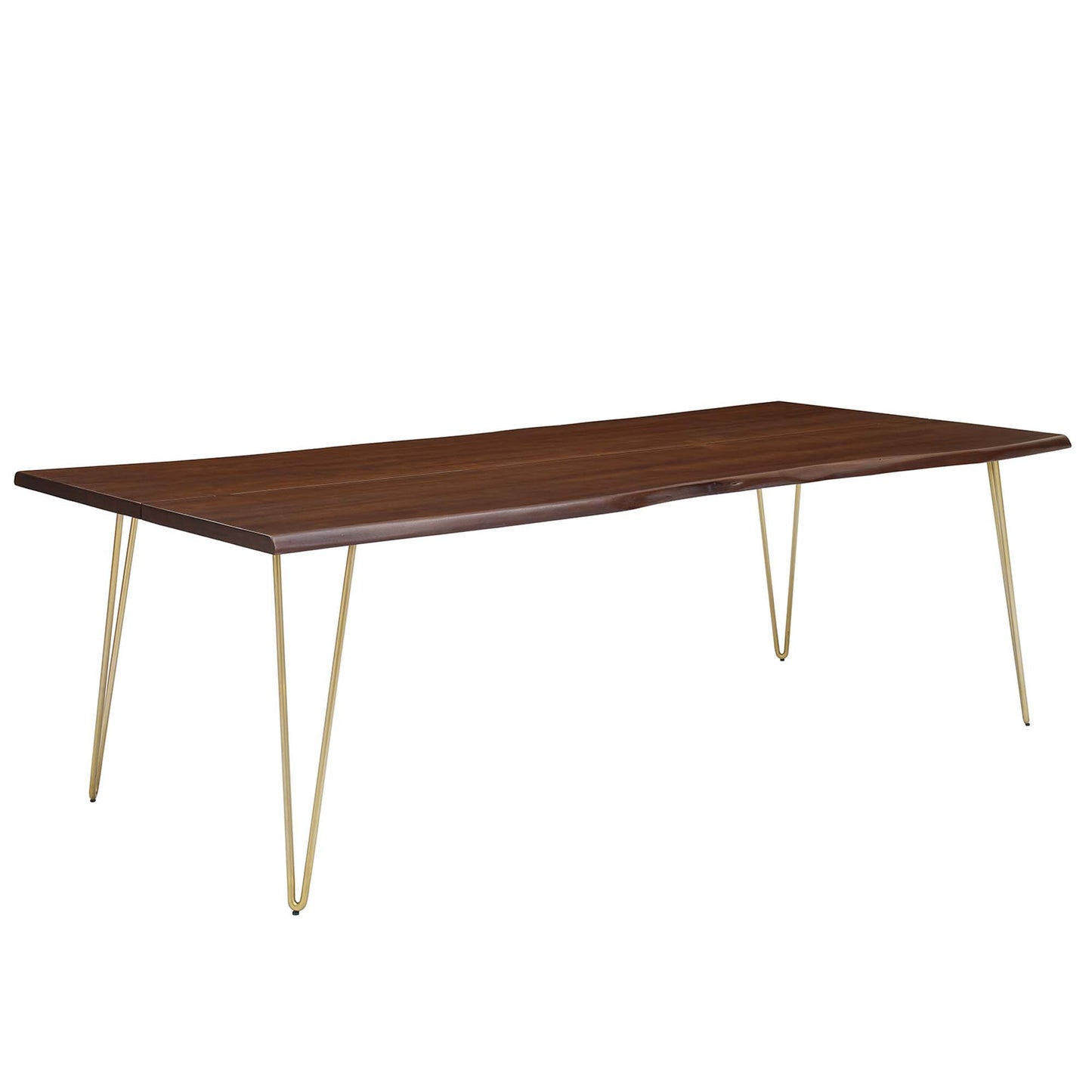 Modway - Ardor 96" Live Edge Acacia Wood Acacia Wood Dining Table by Modway  Bar and Dining Bar and Dining Tables Brown - EEI-6072-GLD-WAL