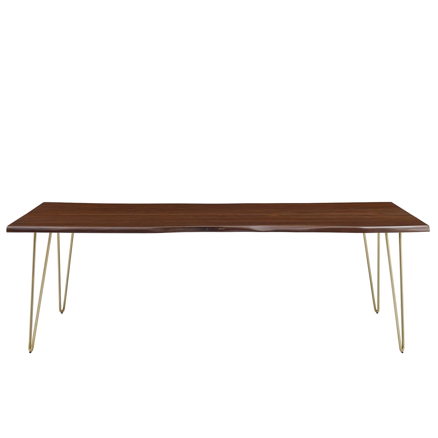 Modway - Ardor 96" Live Edge Acacia Wood Acacia Wood Dining Table by Modway  Bar and Dining Bar and Dining Tables Brown - EEI-6072-GLD-WAL