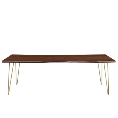Modway - Ardor 96" Live Edge Acacia Wood Acacia Wood Dining Table by Modway  Bar and Dining Bar and Dining Tables Brown - EEI-6072-GLD-WAL