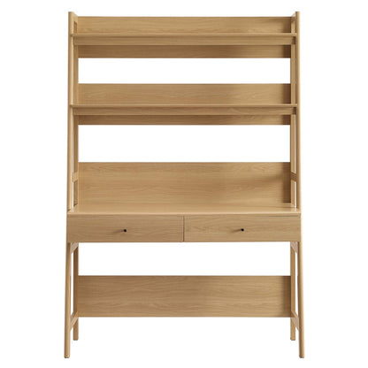 Modway - Bixby Office Desk by Modway  Office Furniture Computer Desks Brown - EEI-6073-OAK