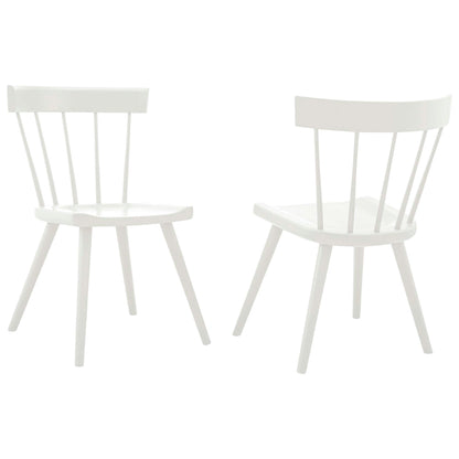 Modway Outlet Sutter Wood Dining Side Chair Set of 2 by Modway  Bar and Dining Furniture White - EEI-6082-WHI