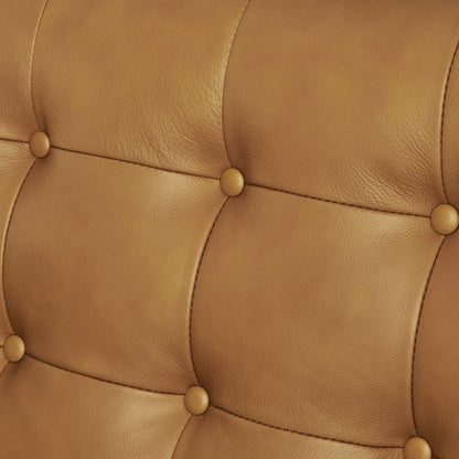 Modway Outlet Exalt Tufted Leather Sofa by Modway  Living Room Furniture Tan - EEI-6099-TAN