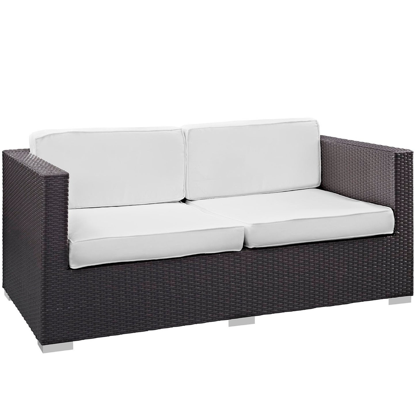 Modway - Venice 8 Piece Outdoor Patio Sofa Set by Modway  Outdoor Furniture Sofa Sectionals White - EEI-610-EXP-WHI-SET