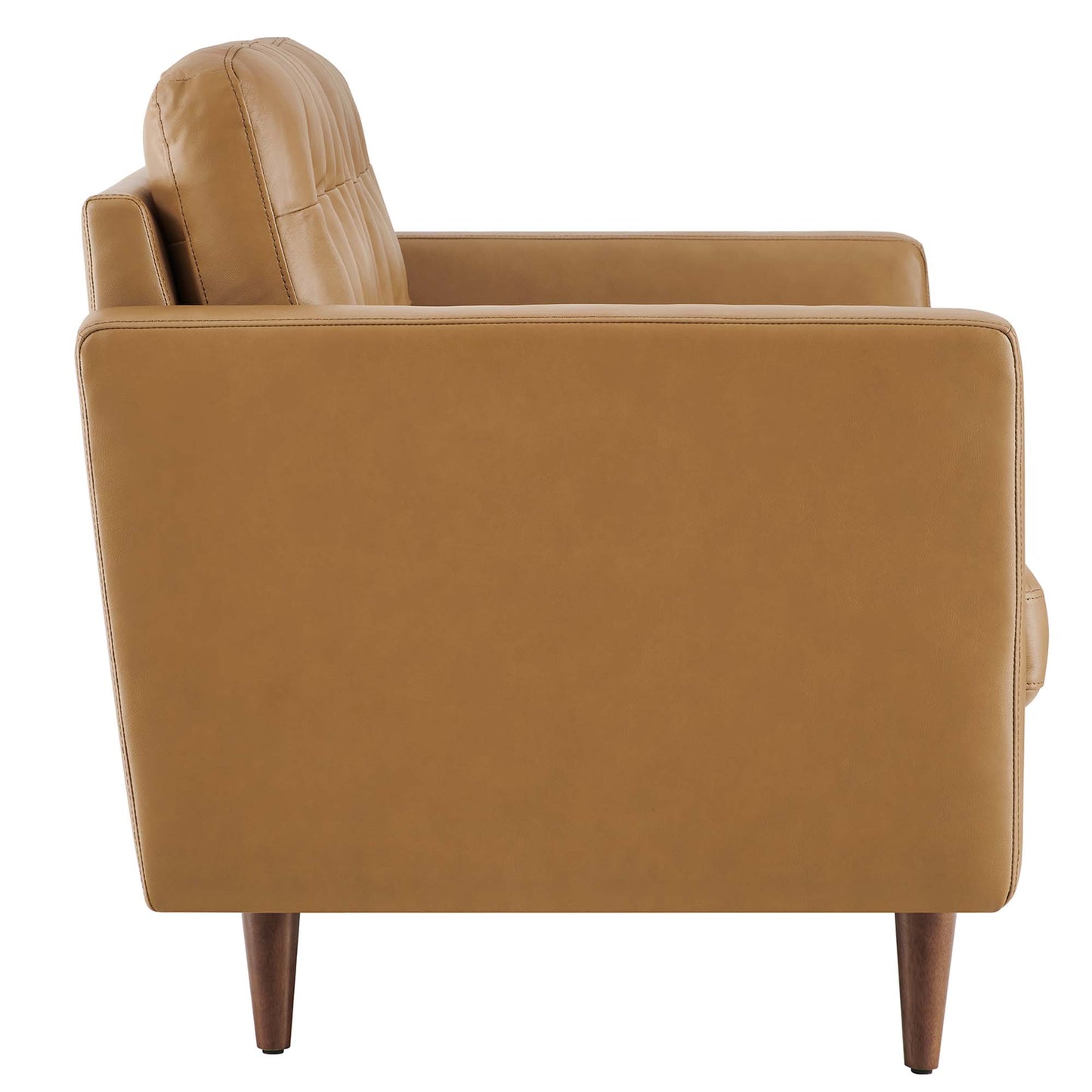 Modway - Exalt Tufted Leather Loveseat by Modway  Living Room Sofas and Armchairs Brown - EEI-6100-TAN