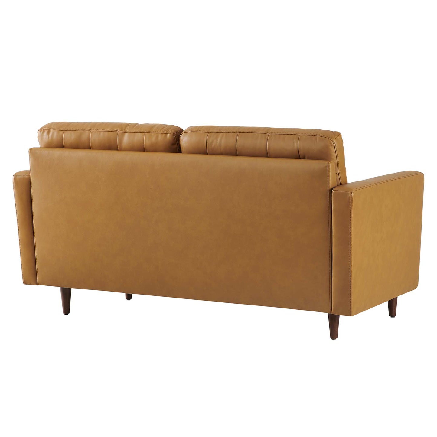 Modway - Exalt Tufted Leather Loveseat by Modway  Living Room Sofas and Armchairs Brown - EEI-6100-TAN