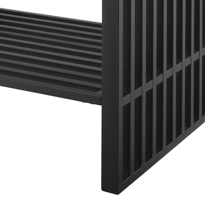 Modway - Gridiron 36" Bathroom Vanity by Modway  Bathroom Vanities Black - EEI-6108-WHI-BLK