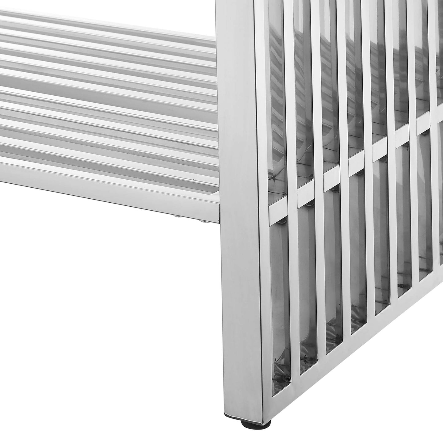 Modway - Gridiron 48" Bathroom Vanity by Modway  Bathroom Vanities Silver - EEI-6109-WHI-SLV