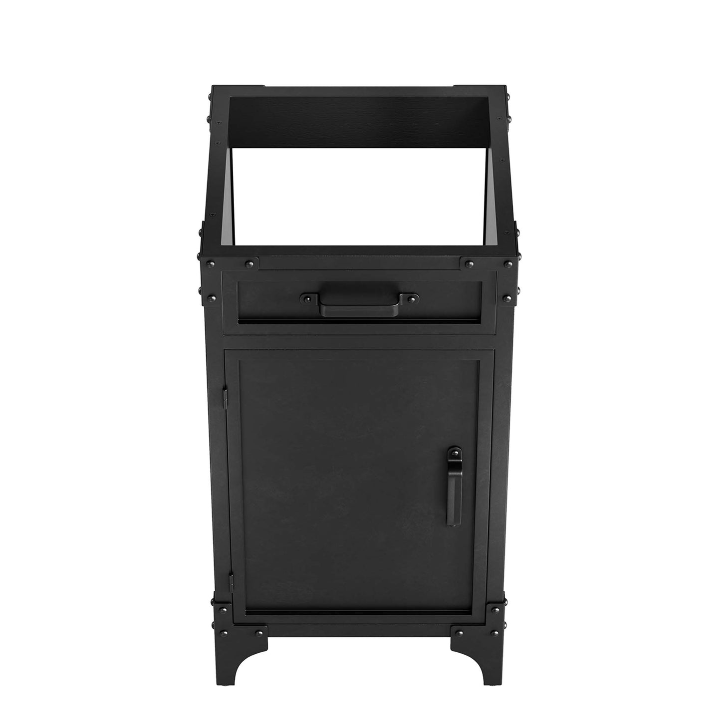 Modway - Steamforge 18" Bathroom Vanity Cabinet (Sink Basin Not Included) by Modway  Bathroom Vanities Brown - EEI-6126-BLK-WAL
