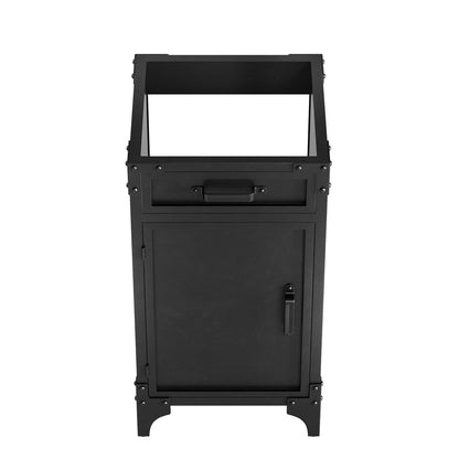 Modway - Steamforge 18" Bathroom Vanity Cabinet (Sink Basin Not Included) by Modway  Bathroom Vanities Brown - EEI-6126-BLK-WAL