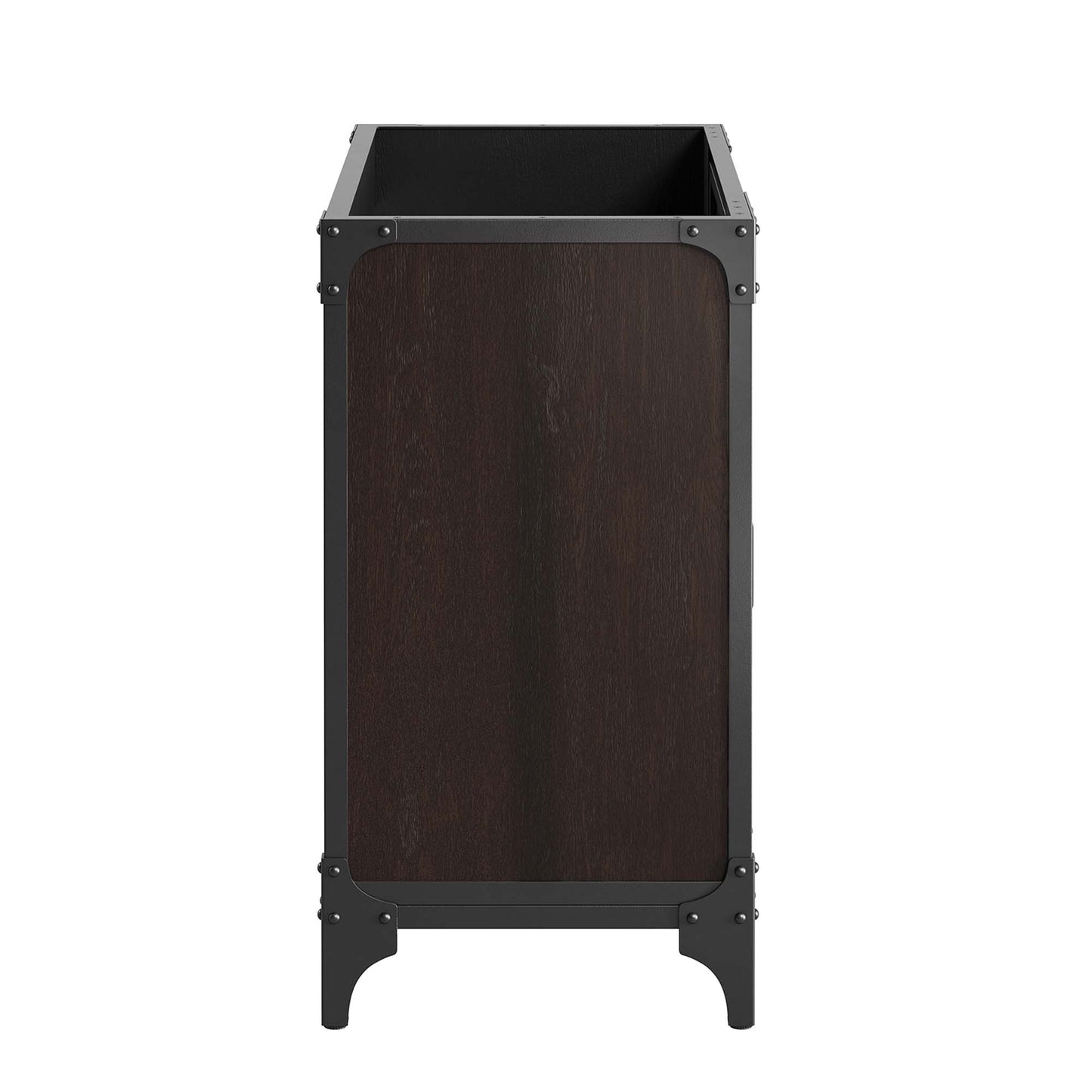 Modway - Steamforge 36" Bathroom Vanity Cabinet (Sink Basin Not Included) by Modway  Bathroom Vanities Brown - EEI-6129-BLK-WAL