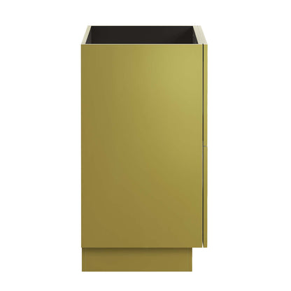 Modway Outlet Quantum 32" Bathroom Vanity Cabinet (Sink Basin Not Included) by Modway  Bathroom Furniture Gold - EEI-6132-GLD