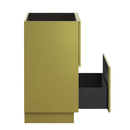 Modway Outlet Quantum 32" Bathroom Vanity Cabinet (Sink Basin Not Included) by Modway  Bathroom Furniture Gold - EEI-6132-GLD