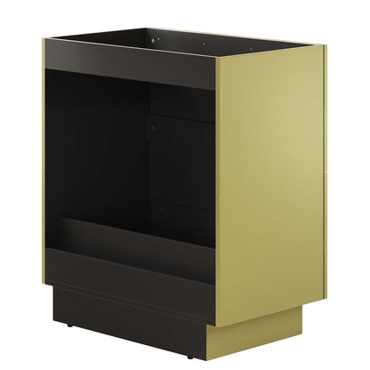 Modway Outlet Quantum 30" Bathroom Vanity Cabinet (Sink Basin Not Included) by Modway  Bathroom Furniture Gold - EEI-6133-GLD