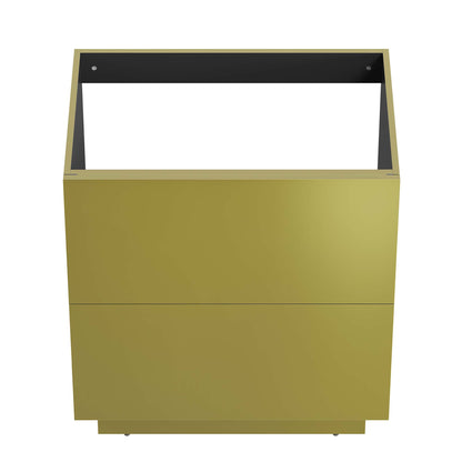 Modway Outlet Quantum 30" Bathroom Vanity Cabinet (Sink Basin Not Included) by Modway  Bathroom Furniture Gold - EEI-6133-GLD