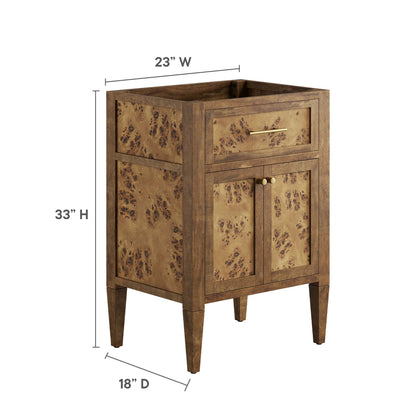 Modway - Elysian 24" Wood Bathroom Vanity Cabinet (Sink Basin Not Included) by Modway  Bathroom Vanities Brown - EEI-6137-BRN