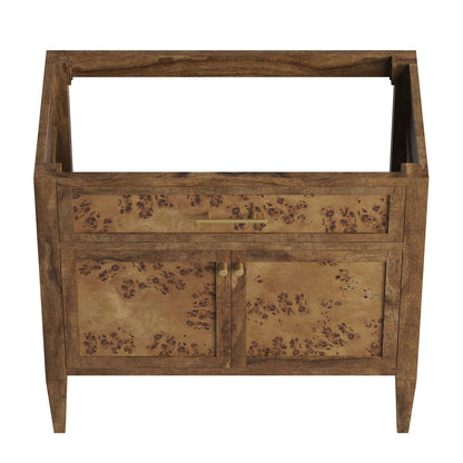 Modway - Elysian 36" Wood Bathroom Vanity Cabinet (Sink Basin Not Included) by Modway  Bathroom Vanities Brown - EEI-6139-BRN